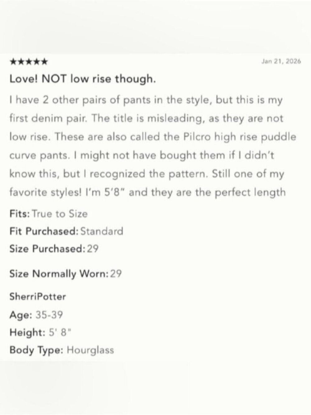 NWT Size 28 - Myra Low-Rise Tapered Jeans by Pilcro: Puddle Edition (US$ 148) - Picture 8 of 17